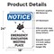 Signmission Emergency Evacuation Sign With Symbol, 18 in W x Rectangle, Vinyl Decal OS-2PACK-NS-D-1824-V-11797 - alternate 4